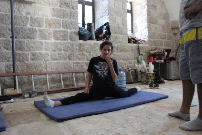 صورة من تحضيرات عرض 