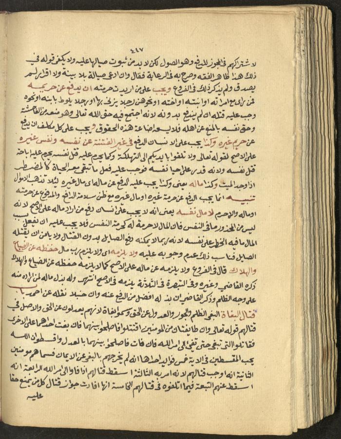 Manuscript on Jurisprudential Rulings by Abdel-Fattah Abdel-Haq, Nablus, May 1884