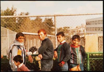 Residents of the Youth House Center Affiliated with the Arab Society for Orphans, Tulkarm, the Late 1980s