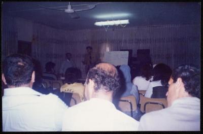 A Group of Participants at an Event by the Arab Society for Orphans, Tulkarm, the Early 1990s