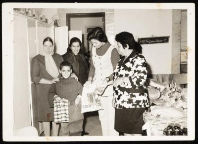 Susan Awwad with a Group of Women, Tulkarm, the Early 1980s