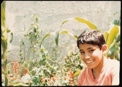 A Resident of the Youth House Center Affiliated with the Arab Society for Orphans, Tulkarm, 1980
