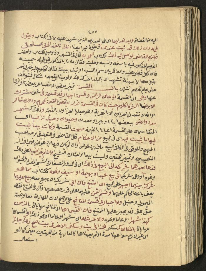 Manuscript on Jurisprudential Rulings by Abdel-Fattah Abdel-Haq, Nablus, May 1884
