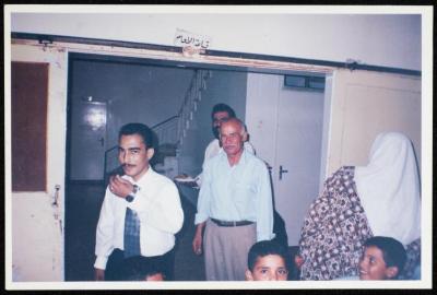 Ahmad al-Barakeh with Residents of the Arab Society for Orphans, Tulkarm, the Early 1990s