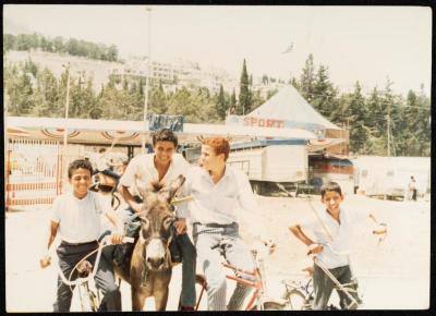 Residents of the Arab Society for Orphans, Tulkarm, Mid-1990s