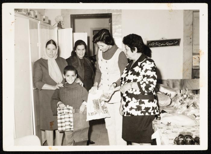 Susan Awwad with a Group of Women, Tulkarm, the Early 1980s