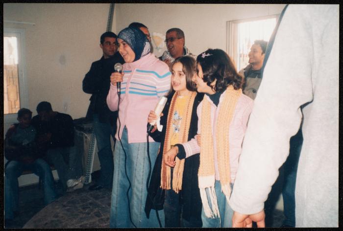 Residents of the Girls' House of the Arab Society for Orphans, Tulkarm, the Early 1990s
