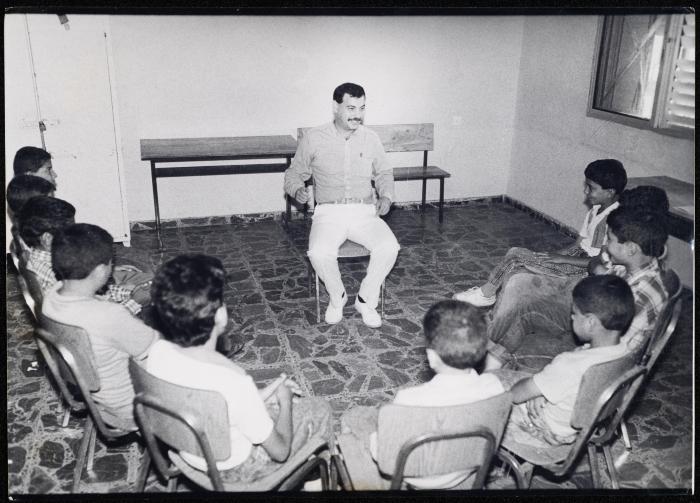 Residents of the Arab Society for Orphans, Tulkarm, the Late 1980s