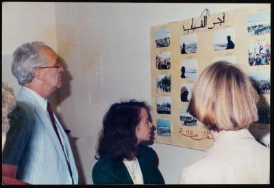 The Visit of the Catholic Relief Delegation to the Arab Society for Orphans in Tulkarm, the Early 1990s