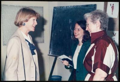 The Visit of the Catholic Relief Delegation to the Arab Society for Orphans in Tulkarm, the Early 1990s