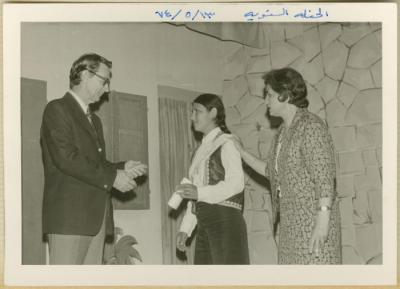 الحفلة السنوية في مدرسة بنات بيرزيت الإعدادية، 13 أيار 1974