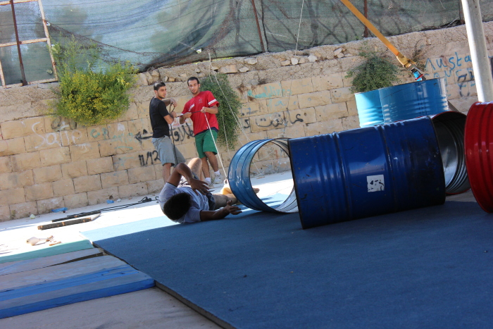 صورة من تحضيرات عرض 