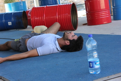 A Photograph from the Preparations PCS's Show, 'Kol Saber', 2012