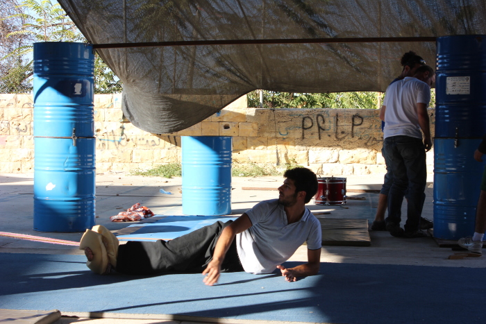 A Photograph from the Preparations PCS's Show, 'Kol Saber', 2012