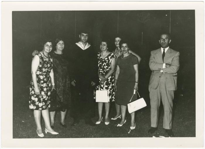 Suhail Naser's Graduation Ceremony from the Arab Univerity in Birzeit, 1968