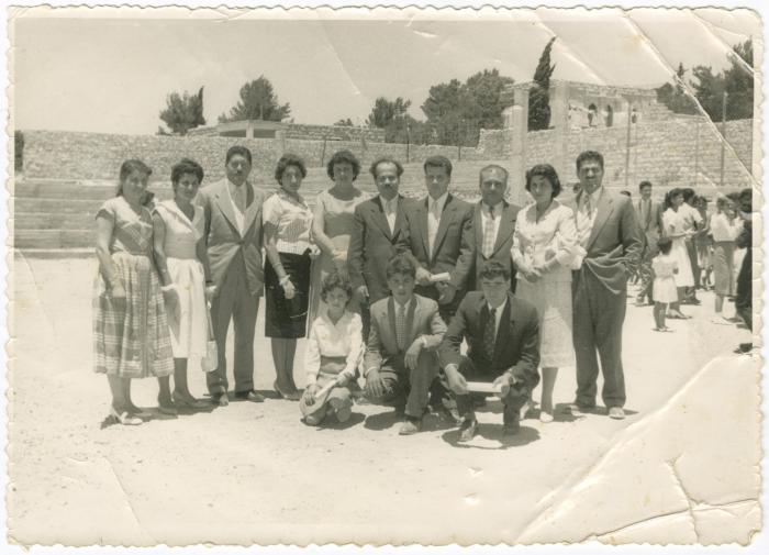 The Naser Family at Birzeit College, 1960