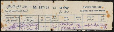 Property Tax Payment Receipt for Abdel-Hamid Nawaj
