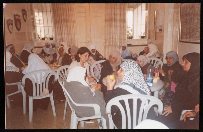 The Palestinian Women Club Celebrating on International Day for Older Persons, 2004
