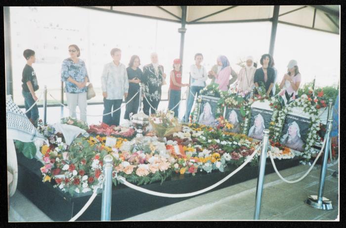 Members of the Palestinian Women Club Visiting Yasser Arafat Mausoleum