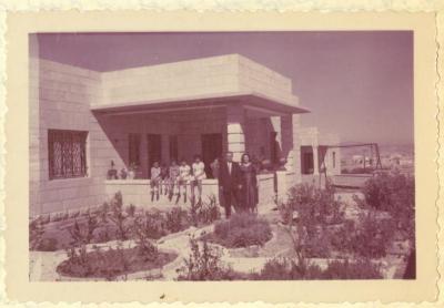 Abdel-Latif al-Qaddoumi and His Family, Jerusalem, 1959