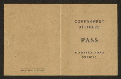 بطاقة هوية لحيدر عبد الهادي صادرة عن حكومة فلسطين الانتدابية، القدس، 1938