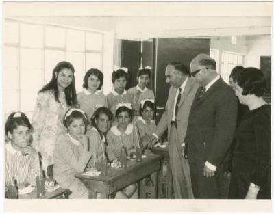 The Graduation Ceremony of the 2nd Preparatory Class at Birzeit Girls School, 16 May 1970