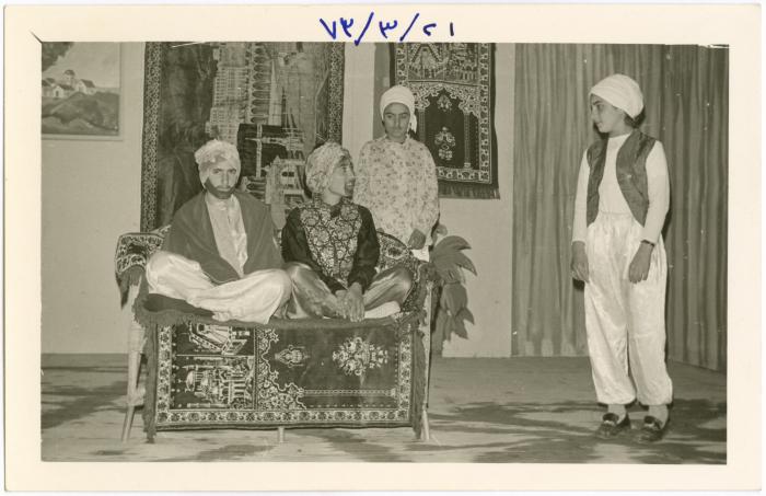 إحدى مناسبات مدرسة بنات بيرزيت الإعدادية، 21 آذار 1973