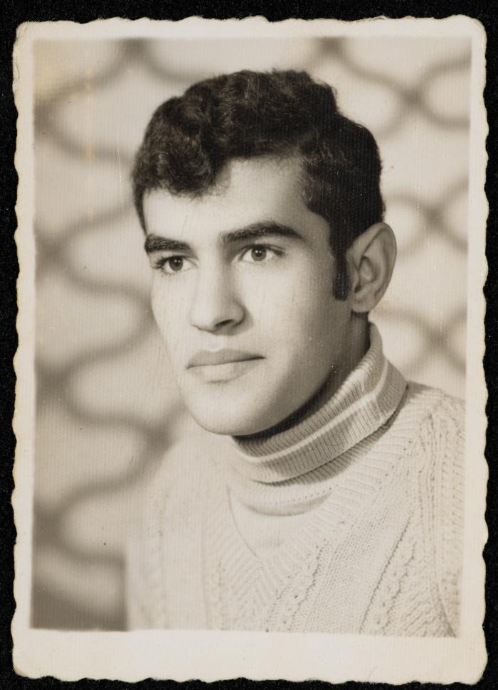 Hussein al-Mleihat's Friend Qasem Sweidi, Jenin, the 1970s