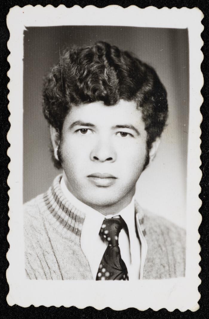 Hussein al-Mleihat's Friend Bassam Kayed, Azzoun, the 1970s 