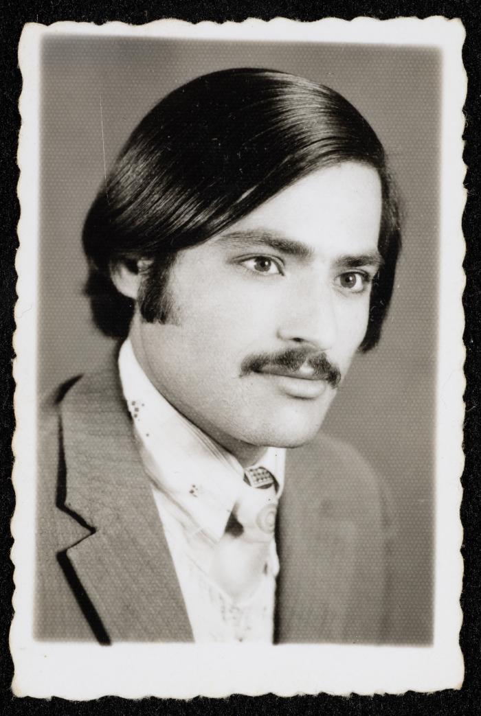 Hussein al-Mleihat's Friend Abdel-Majid Jundob, Deir al-Ghusun, the 1970s