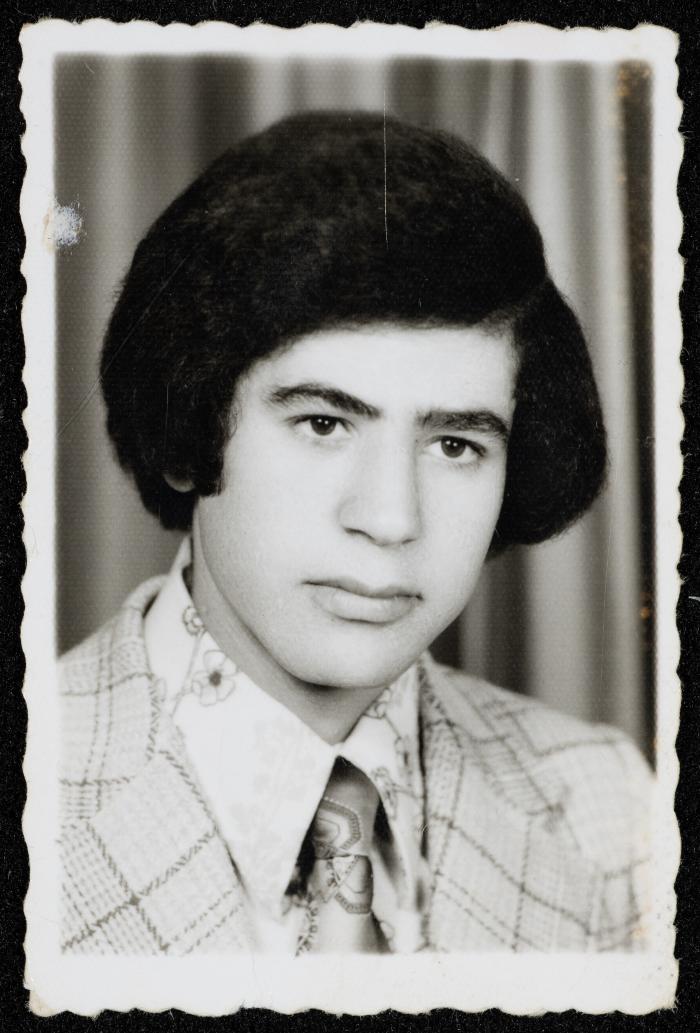 Hussein al-Mleihat's Friend Zaher Mer'i Abbadi, Sebastia, the 1970s