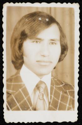A Portrait of Hussein al-Mleihat, Arab ar-Ramadin, the 1970s