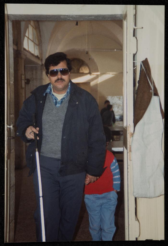 A Blind Person of the House of Hope Association, the 1990s 