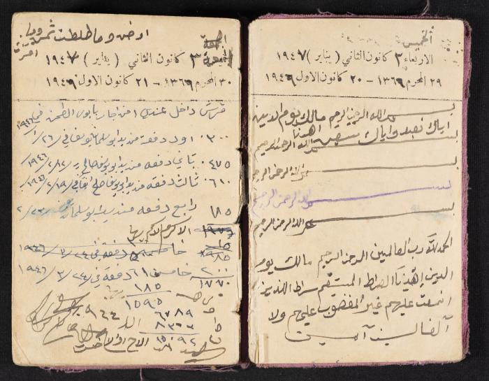 The Diaries of Fandi Mhanna, Buqei'a- Upper Galilee, 1946-1947