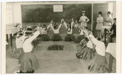 The Graduation Ceremony of the 2nd Preparatory Class at Birzeit Girls School, 16 May 1970