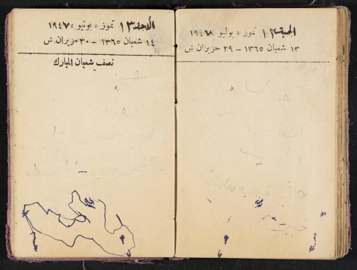The Diaries of Fandi Mhanna, Buqei'a- Upper Galilee, 1946-1947
