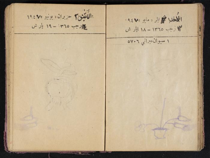 The Diaries of Fandi Mhanna, Buqei'a- Upper Galilee, 1946-1947