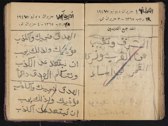 The Diaries of Fandi Mhanna, Buqei'a- Upper Galilee, 1946-1947