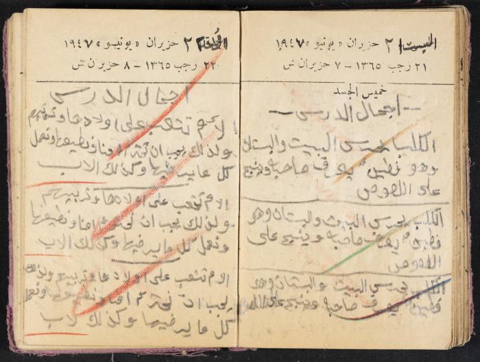 The Diaries of Fandi Mhanna, Buqei'a- Upper Galilee, 1946-1947