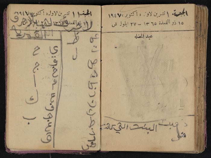 The Diaries of Fandi Mhanna, Buqei'a- Upper Galilee, 1946-1947