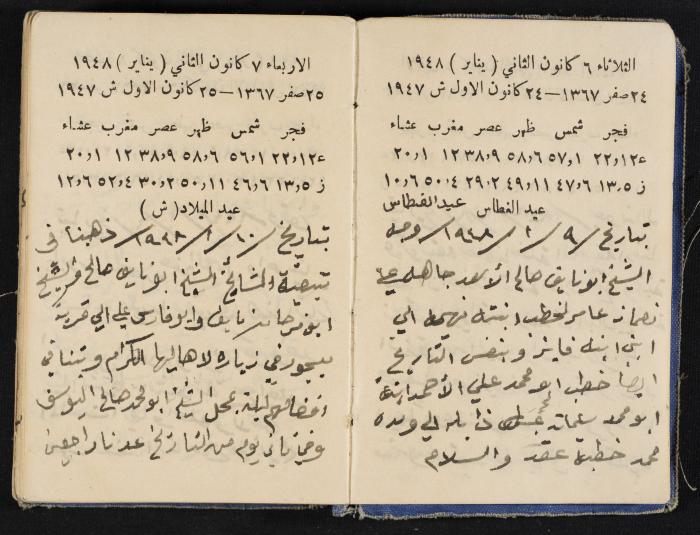 The Diaries of Fandi Mhanna, Buqei'a- Upper Galilee, 1948-1950