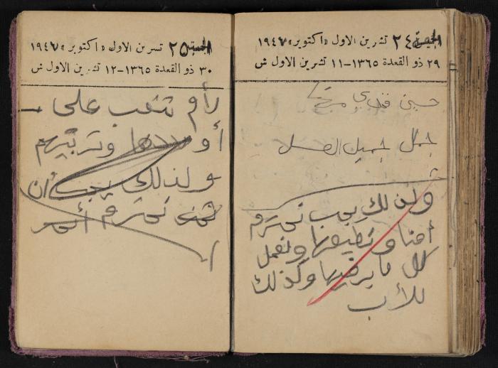 The Diaries of Fandi Mhanna, Buqei'a- Upper Galilee, 1946-1947