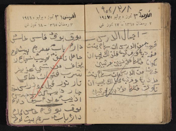 The Diaries of Fandi Mhanna, Buqei'a- Upper Galilee, 1946-1947