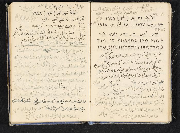 The Diaries of Fandi Mhanna, Buqei'a- Upper Galilee, 1948-1950