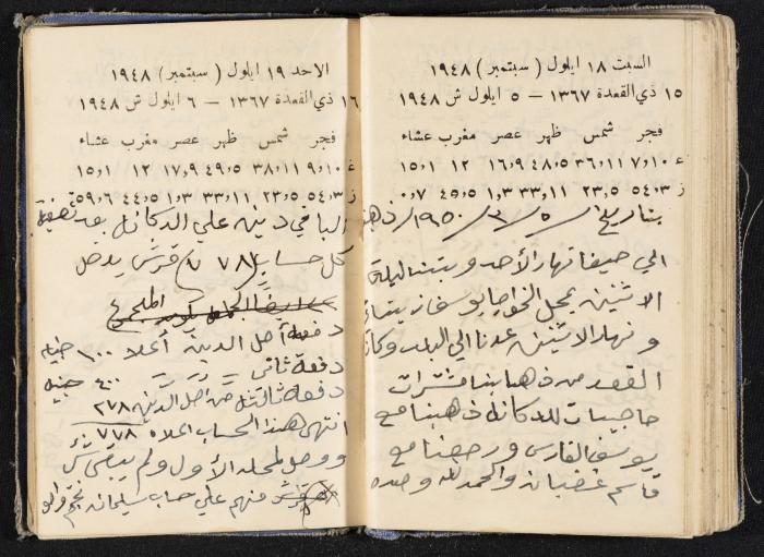 The Diaries of Fandi Mhanna, Buqei'a- Upper Galilee, 1948-1950