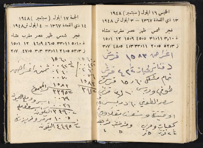 The Diaries of Fandi Mhanna, Buqei'a- Upper Galilee, 1948-1950