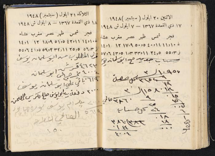 The Diaries of Fandi Mhanna, Buqei'a- Upper Galilee, 1948-1950