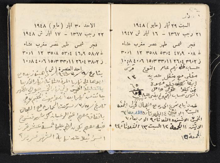 The Diaries of Fandi Mhanna, Buqei'a- Upper Galilee, 1948-1950