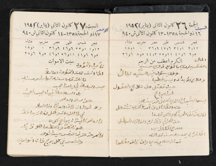The Diaries of Fandi Mhanna, Buqei'a- Upper Galilee, 1951-1952