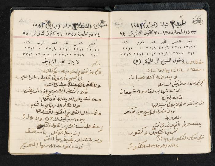 The Diaries of Fandi Mhanna, Buqei'a- Upper Galilee, 1951-1952